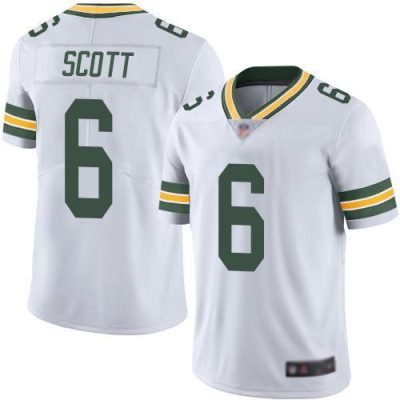 Nike Green Bay Packers #6 JK Scott White Stitched Vapor Untouchable Limited Jersey