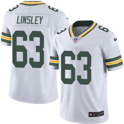 Nike Green Bay Packers #63 Corey Linsley White Stitched Vapor Untouchable Limited Jersey