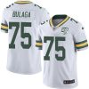 Nike Green Bay Packers #75 Bryan Bulaga White 100th Season Stitched Vapor Untouchable Limited Jersey