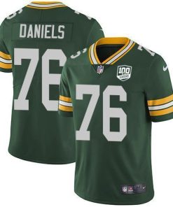Nike Green Bay Packers #76 Mike Daniels Green Team Color 100th Season Stitched Vapor Untouchable Limited Jersey