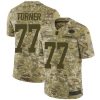 Nike Green Bay Packers #77 Billy Turner Camo Stitched Limited 2018 Salute To Service Jersey