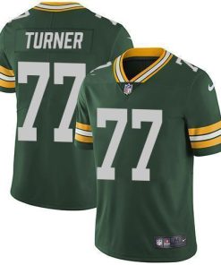 Nike Green Bay Packers #77 Billy Turner Green Team Color Stitched Vapor Untouchable Limited Jersey