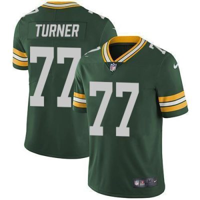 Nike Green Bay Packers #77 Billy Turner Green Team Color Stitched Vapor Untouchable Limited Jersey