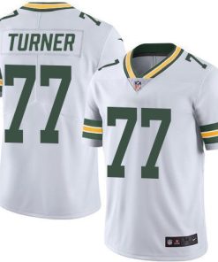 Nike Green Bay Packers #77 Billy Turner White Stitched Vapor Untouchable Limited Jersey