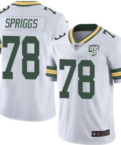 Nike Green Bay Packers #78 Jason Spriggs White 100th Season Stitched Vapor Untouchable Limited Jersey
