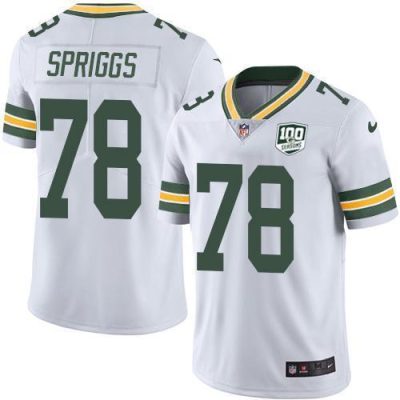 Nike Green Bay Packers #78 Jason Spriggs White 100th Season Stitched Vapor Untouchable Limited Jersey