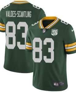 Nike Green Bay Packers #83 Marquez Valdes-Scantling Green Team Color 100th Season Stitched Vapor Untouchable Limited Jersey