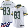 Nike Green Bay Packers #83 Marquez Valdes-Scantling White Stitched 100th Season Vapor Limited Jersey