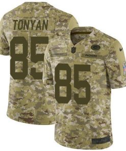 Nike Green Bay Packers #85 Robert Tonyan Camo Stitched Limited 2018 Salute To Service Jersey