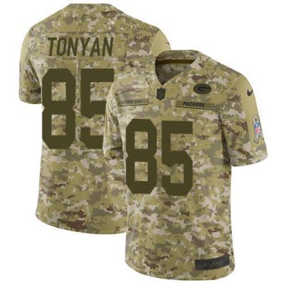 Nike Green Bay Packers #85 Robert Tonyan Camo Stitched Limited 2018 Salute To Service Jersey