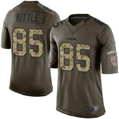 Nike Green Bay Packers #85 Robert Tonyan Green Stitched Limited 2015 Salute to Service Jersey