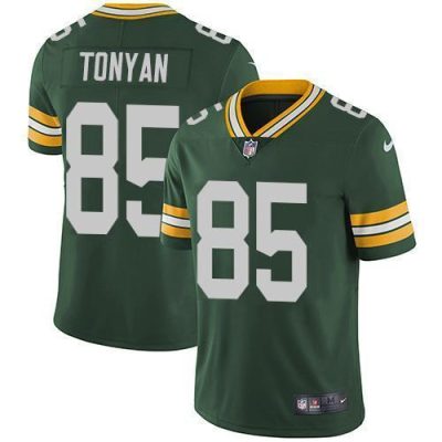 Nike Green Bay Packers #85 Robert Tonyan Green Team Color Stitched Vapor Untouchable Limited Jersey
