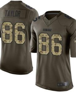 Nike Green Bay Packers #86 Malik Taylor Green Stitched Limited 2015 Salute to Service Jersey
