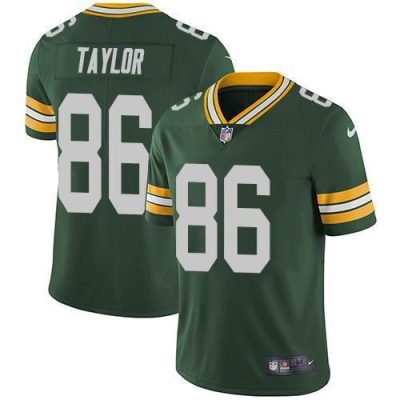 Nike Green Bay Packers #86 Malik Taylor Green Team Color Stitched Vapor Untouchable Limited Jersey