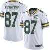 Nike Green Bay Packers #87 Jace Sternberger White 100th Season Stitched Vapor Untouchable Limited Jersey