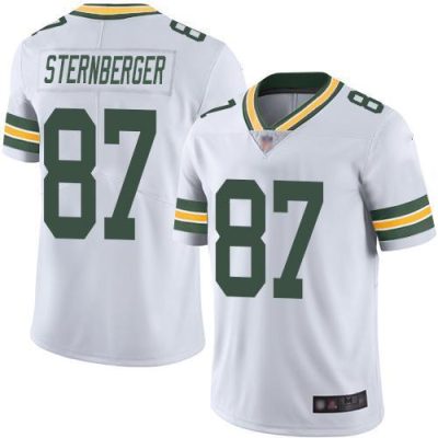 Nike Green Bay Packers #87 Jace Sternberger White Stitched Vapor Untouchable Limited Jersey