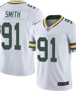Nike Green Bay Packers #91 Preston Smith White Stitched Vapor Untouchable Limited Jersey