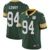 Nike Green Bay Packers #94 Dean Lowry Green Team Color 100th Season Stitched Vapor Untouchable Limited Jersey