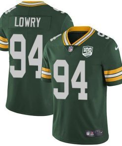 Nike Green Bay Packers #94 Dean Lowry Green Team Color 100th Season Stitched Vapor Untouchable Limited Jersey