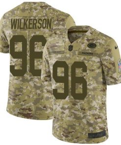 Nike Green Bay Packers #96 Muhammad Wilkerson Camo Stitched Limited 2018 Salute To Service Jersey