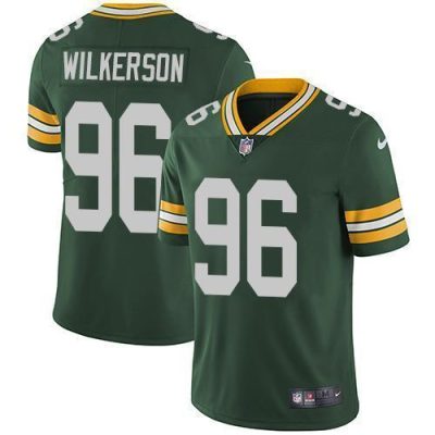 Nike Green Bay Packers #96 Muhammad Wilkerson Green Team Color Stitched Vapor Untouchable Limited Jersey
