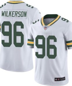 Nike Green Bay Packers #96 Muhammad Wilkerson White Stitched Vapor Untouchable Limited Jersey