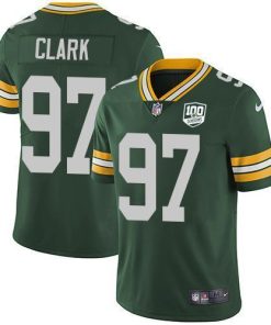 Nike Green Bay Packers #97 Kenny Clark Green Team Color 100th Season Stitched Vapor Untouchable Limited Jersey