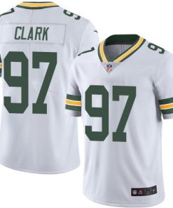 Nike Green Bay Packers #97 Kenny Clark White Stitched Vapor Untouchable Limited Jersey