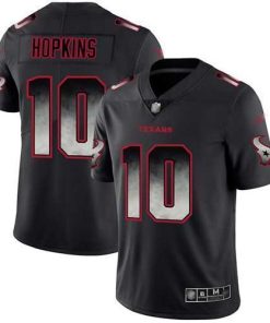 Nike Houston Texans #10 DeAndre Hopkins Black Stitched NFL Vapor Untouchable Limited Smoke Fashion Jersey