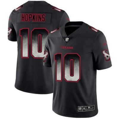Nike Houston Texans #10 DeAndre Hopkins Black Stitched NFL Vapor Untouchable Limited Smoke Fashion Jersey