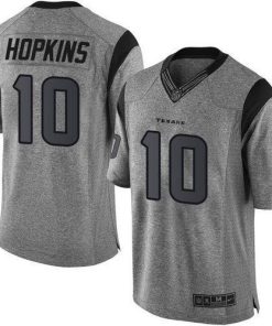 Nike Houston Texans #10 DeAndre Hopkins Gray Stitched NFL Limited Gridiron Gray Jersey