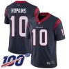 Nike Houston Texans #10 DeAndre Hopkins Navy Blue Team Color Stitched NFL 100th Season Vapor Limited Jersey