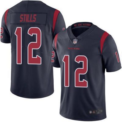 Nike Houston Texans #12 Kenny Stills Navy Blue Stitched NFL Limited Rush Jersey