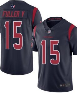 Nike Houston Texans #15 Will Fuller V Navy Blue Stitched NFL Limited Rush Jersey