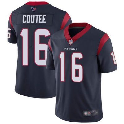 Nike Houston Texans #16 Keke Coutee Navy Blue Team Color Stitched NFL Vapor Untouchable Limited Jersey
