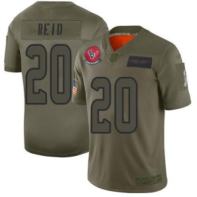 Nike Houston Texans #20 Justin Reid Camo Stitched NFL Limited 2019 Salute To Service Jersey