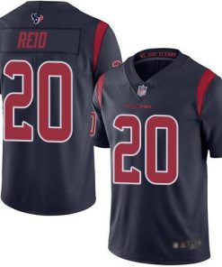 Nike Houston Texans #20 Justin Reid Navy Blue Stitched NFL Limited Rush Jersey