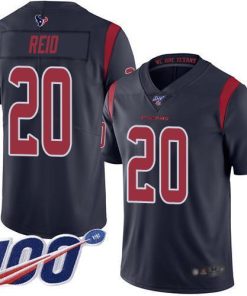 Nike Houston Texans #20 Justin Reid Navy Blue Stitched NFL Limited Rush 100th Season Jersey