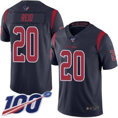 Nike Houston Texans #20 Justin Reid Navy Blue Stitched NFL Limited Rush 100th Season Jersey