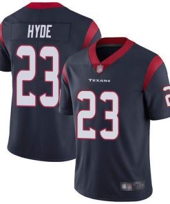 Nike Houston Texans #23 Carlos Hyde Navy Blue Team Color Stitched NFL Vapor Untouchable Limited Jersey