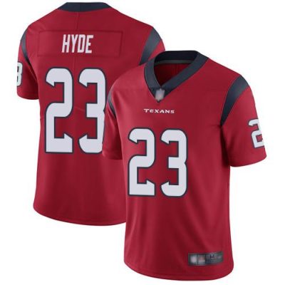 Nike Houston Texans #23 Carlos Hyde Red Alternate Stitched NFL Vapor Untouchable Limited Jersey