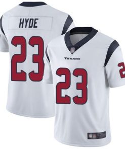 Nike Houston Texans #23 Carlos Hyde White Stitched NFL Vapor Untouchable Limited Jersey