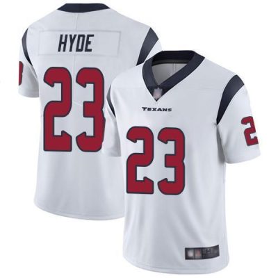 Nike Houston Texans #23 Carlos Hyde White Stitched NFL Vapor Untouchable Limited Jersey