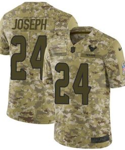Nike Houston Texans #24 Johnathan Joseph Camo Stitched NFL Limited 2018 Salute To Service Jersey