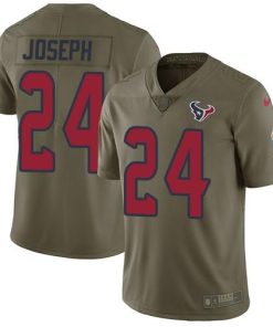 Nike Houston Texans #24 Johnathan Joseph Olive Stitched NFL Limited 2017 Salute to Service Jersey