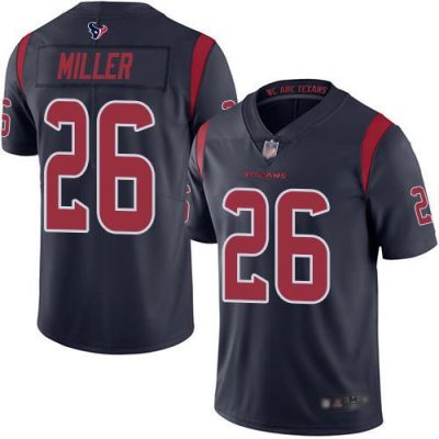 Nike Houston Texans #26 Lamar Miller Navy Blue Stitched NFL Limited Rush Jersey