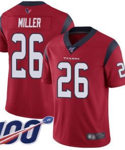 Nike Houston Texans #26 Lamar Miller Red Alternate Stitched NFL 100th Season Vapor Limited Jersey