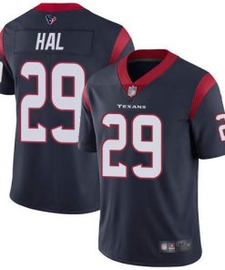 Nike Houston Texans #29 Andre Hal Navy Blue Team Color Stitched NFL Vapor Untouchable Limited Jersey