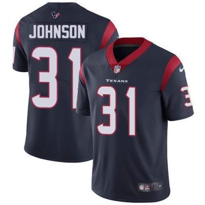 Nike Houston Texans #31 David Johnson Navy Blue Team Color Stitched NFL Vapor Untouchable Limited Jersey