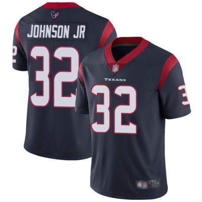 Nike Houston Texans #32 Lonnie Johnson Jr. Navy Blue Team Color Stitched NFL Vapor Untouchable Limited Jersey